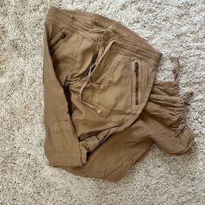 American Eagle Dreamy Drape linen blend wide leg pants